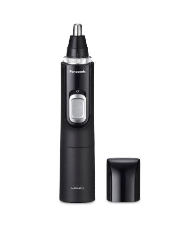 Panasonic Ear and Nose Hair Trimmer for Men with Vacuum Cleaning System, Powerful Motor and Dual-Edge Blades for Smoother Cutting, Wet/Dry  ER-GN70-K (Black)