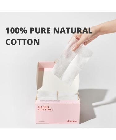 White Rabbit Premium Cotton Sheets - 200 Plain Cosmetic Sheets for Flawless Skin - Buy Online on GoSupps.com
