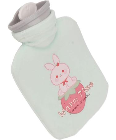Buy Green Rabbit Rubber Hot Water Bottle - Soft Cover Leak-Proof Hot Cold Compress for Pain Relief | International Shipping Available - Buy Online on GoSupps.com