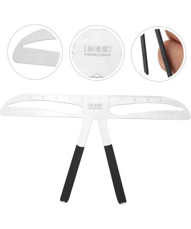 SKISUNO Number Molds Makeup Stencil Eyebrow Stencil Ruler Stainless Eyebrow Stamp Extend Make up Girl - Buy Online on GoSupps.com