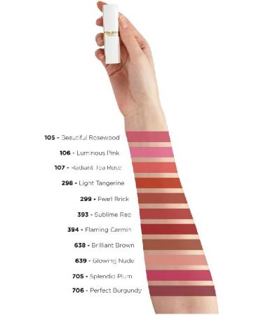 L'Or al Paris Age Perfect Lipstick 706 Burgundy Berry 4.8g - Moisturising Lip Color with Nourishing Core - Buy Online on GoSupps.com
