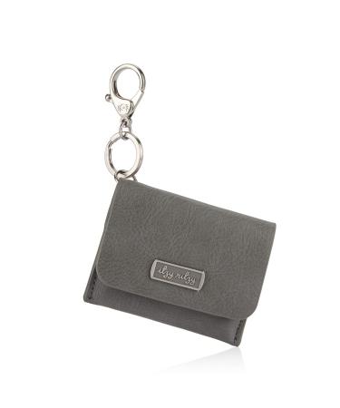 Itzy Ritzy  Itzy Mini Wallet Card Holder & Key Chain Charm Can Clip to Diaper Bag, Purse, Travel Bag or Keychain Grayson