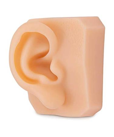 JVXGUK Human Ears Model Facial Features Skin Suturing Training Pad Life-Size Ear Replica of The Facial Features Silicone Model for Practicing for Teaching Education Display