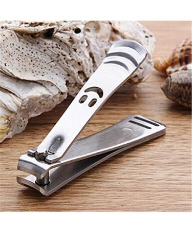 PSGS 1PC Smiley Nail Clippers High-Grade Stainless Steel Sanding Trumpet Cute Manicure Cutters Nail Scissors Tools