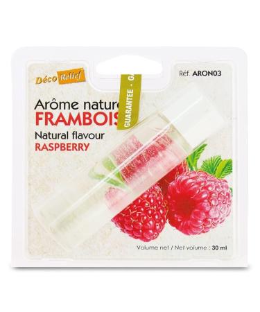 D co Relief - Natural Raspberry Flavor 30ml - Food Flavor for Baking Cooking - Professional Ingredient