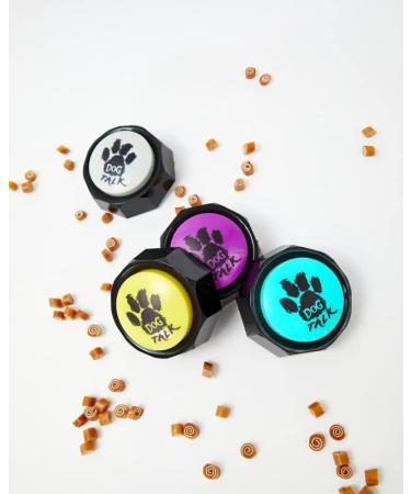 Dog Talk 4-Pack Buttons for Dog Training | Teach Your Puppy to Press for Commands - International Shipping Available - Buy Online on GoSupps.com