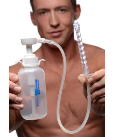 Cleanstream Pump Action Enema Bottle with Nozzle - Quick & Effective Cleansing - Buy Online on GoSupps.com
