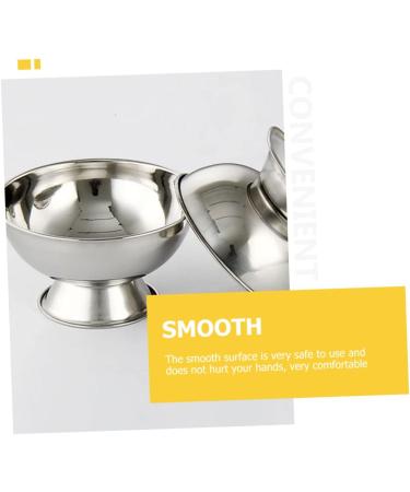 High Impact Ceramic Mustache Shaving Bowl & Metal Brush Set - Rustproof Travel Hair Removal Tool - Buy Online on GoSupps.com