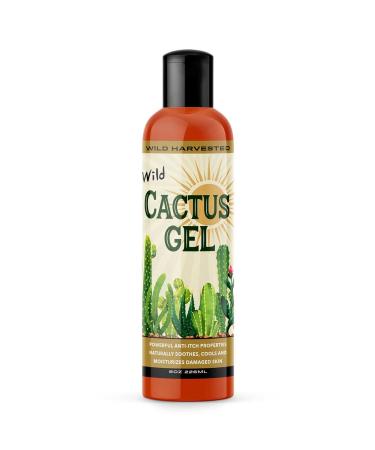 Cactus Juice Natural Soothing  Moisturizer  Skin Hydration - Wild Harvested for Dry Skin  Sunburns  Rashes and Itches 8oz