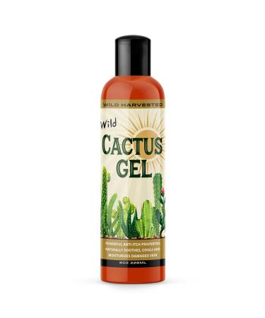 Cactus Juice Natural Soothing  Moisturizer  Skin Hydration - Wild Harvested for Dry Skin  Sunburns  Rashes and Itches 8oz