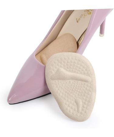 NOLITOY 5 Pairs Forefoot Pads & Cushions - Metatarsal Bunion & Half Foot Inserts for High Heels - Comfort Grip Gel Foot Care - Buy Online on GoSupps.com