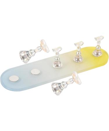2 Sets Nail Practice Holder Practical Nail Presentation Nail Stand Training Nail Frame Holder for Artificial Nails Nail Art Nail Decoration Plastic Magnetic - Buy Online on GoSupps.com