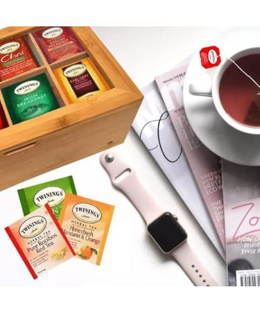 Twinings of London Pure Rooibos Herbal Red Tea - Nutty & Naturally Sweet Flavor - 40 Individually Wrapped Tea Bags - Buy Online on GoSupps.com
