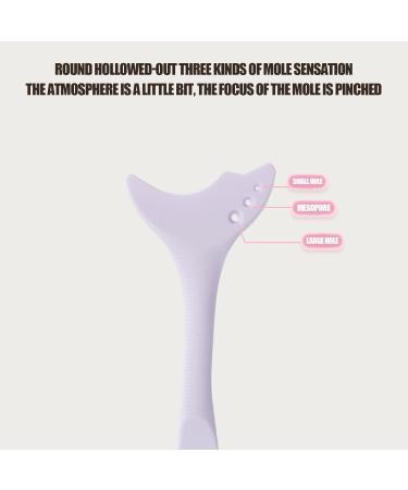 Lash Guard For Mascara Silicone Eyelash Applicator Tool - Eyelash Applicator Tool Aid & Guide Reusable Multifunctional Eyelash Crafting Companion For Beginners Purple - Buy Online on GoSupps.com