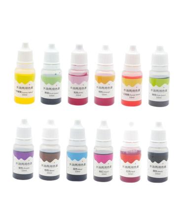 Dickly 12-Piece Vibrant Food Coloring Set for Baking and DIY Projects