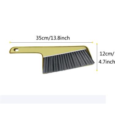 NEDLON Mini Dustpan and Brush Set Portable Cleaning Dust Hand Broom Bench Bricklayers Brushes for Clean Bed Sofa Desktop Drafting(Color:Gray) Grey - Buy Online on GoSupps.com