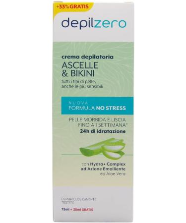  FEI FAN Depilatory cream underarm and bikini for all skin types even the most sensitive. With Hydra+ Complex with hemolic action and Aloe Vera 100 ml (4 units) - Buy Online on GoSupps.com
