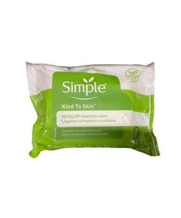 Simple Micellar Make-Up Remover Wipes 25 ea (Pack of 4)
