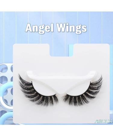 Reusable 3D Angel Wings False Eyelashes - Soft Thick & Fluffy Handmade Extensions #07 - Buy Online on GoSupps.com