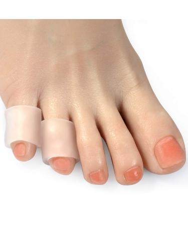 Pinky Toe Sleeves 5 Pairs  Gel Toe Protectors for Corns Remover  Callus Cushion  Bunion Treatment  Ingrown Nails  Pinching  Cramping (S)