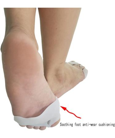 DEAVER Forefoot Pad Toe Splitter - Small Gel Toe Separators for Overlapping Toes (3 pairs) - Buy Online on GoSupps.com