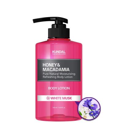 KUNDAL moisture body lotion 500 ml (white musk) - Buy Online on GoSupps.com