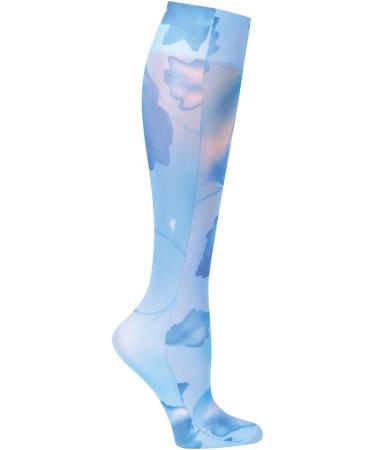Floral Hearts Women's Seasonal Knee High Wide Calf Mild Compression Socks - 8-15 mmHg - Buy Online on GoSupps.com