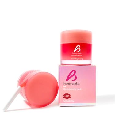 BEAUTY ADDICT Collagen Lip Mask - Strawberry Pout Lip Shine