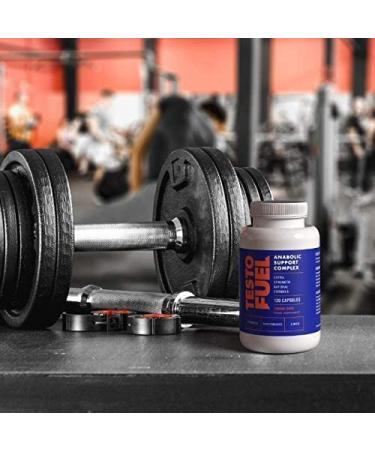 TestoFuel 120 T-Booster Pills for Men - 100% Natural Ingredients - Premium US-Made Supplement - Buy Online on GoSupps.com