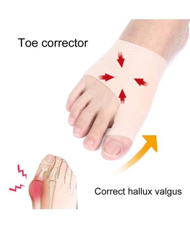 Buy Bunion Toe Corrector - 2 Pairs Elastic Breathable Hallux Valgus Separator for Men & Women - Effective Bunion Pain Relief - Buy Online on GoSupps.com