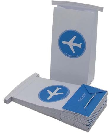 Barf Boutique Airplane Vomit Barf Bags - 25 Disposable Air Sickness Bags - Buy Online on GoSupps.com