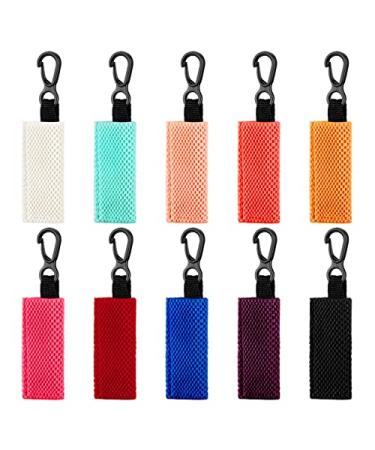 Boao 10 Pieces Clip on Sleeve Lipstick Pouch  Lipstick Holder Keychain Lipstick Holder with Plastic Ring for Women Girls Travel Accessories  Assorted Colors - Buy Online on GoSupps.com