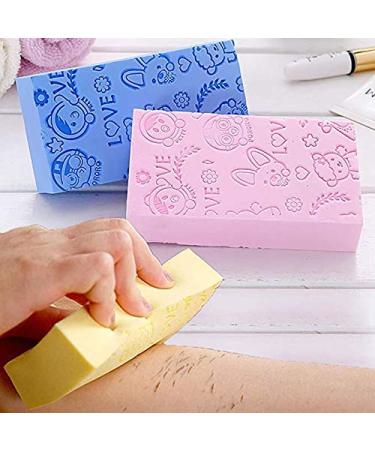 Ultra Soft Exfoliating Baby Bath Sponge Brush for Women, Men, Kids - Green - Buy Online on GoSupps.com