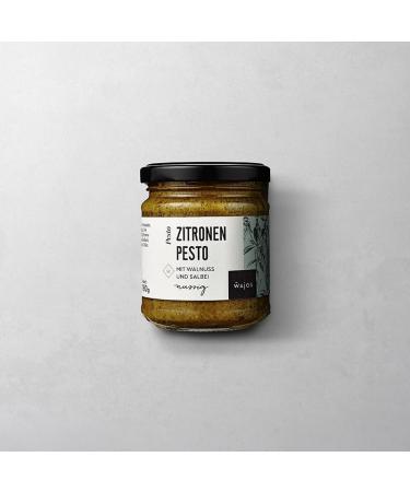 Buy WAJOS Lemon Pesto 180g - Nutty Walnut & Sage Seasoning Sauce for Delicious Pasta | International Shipping - Buy Online on GoSupps.com