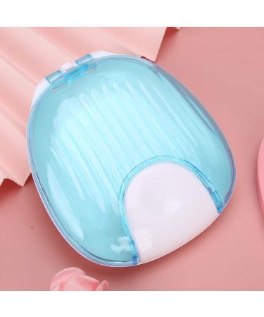 Orthodontic Retainer Case & Box | Sky Container for Dental Care - Blue on White - Buy Online on GoSupps.com