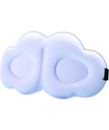 Ice Silk 3D Cloud Eye Mask - Breathable & Warm Double-Sided Eye Mask in Blue | Shop Internationally - Buy Online on GoSupps.com