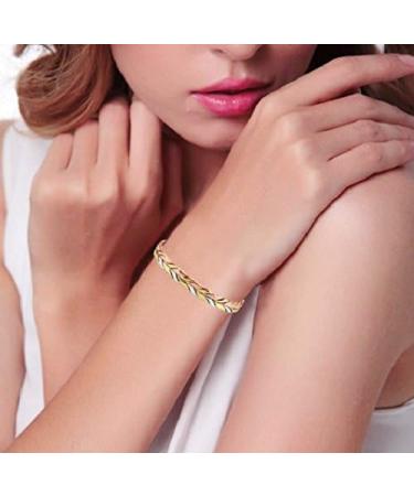 Magnetic Copper Bracelet with Sheerazade Magnet - Arthritis & Pain Relief Therapy for Women - Energy Boost & Magnetic Field Benefits - Buy Online on GoSupps.com