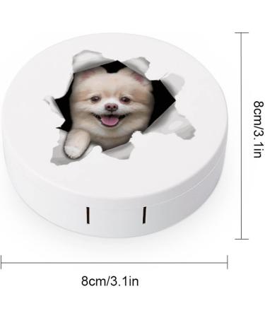 Personalized WARSONIOD Contact Lens Case - Custom Photo Travel Set with Mirror & Tweezers - Buy Online on GoSupps.com