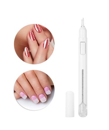 Buy Nail Bullion Pen - 0.8mm Nail Bead Pen with 2800 Steel Balls for Professional & Home Manicure Decoration (Silver) | International Shipping - Buy Online on GoSupps.com