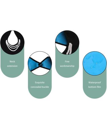 Waterproof Adult Bibs for Seniors | Reusable & Washable Clothing Protection | Black Sloppy Slack - Buy Online on GoSupps.com