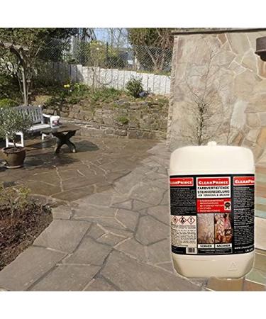 Cleanprince 5+1 6 Litre Colour Intensifier Treatment for Stones Terraces and Balconies Impregnation Impregnate Anti-Grease Oil Dirt Stain Remover Stop Natural Marble - Buy Online on GoSupps.com