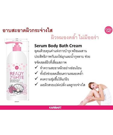 Body Bath Cream Cathy Doll Pearl & Rose Serum 500ml - Illuminate & Hydrate | Ready 2 White - Buy Online on GoSupps.com