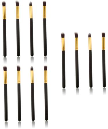 BIUDECO 12 Pcs Eye Make-up Brush Kit Makeup Pencil Concealer Brushes Highlighter Makeup Brush Eyeliner Black - Buy Online on GoSupps.com