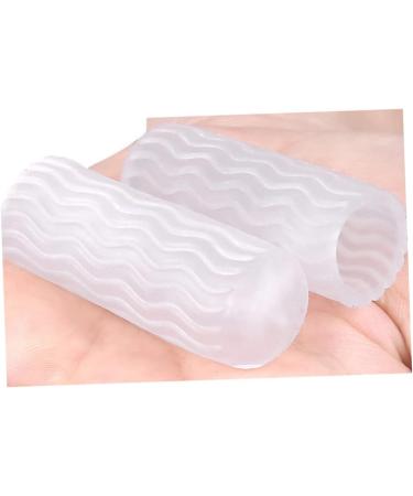 Healeved 5 Pairs Thumb Protector Silicone Gel Toe Cushion - Transparent Hammer Toe Sleeve for Toe Protection and Comfort - Buy Online on GoSupps.com