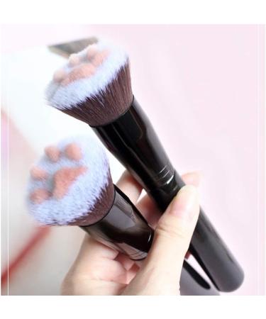 Professional Cat Paw Makeup Brush Soft Fiber Bristles for Perfect Blending Suitable for Foundation Pre Makeup and Repairing (a) - Buy Online on GoSupps.com