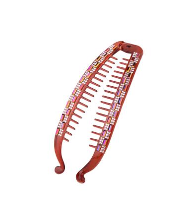 KALLORY 3pcs Rhinestone Horsetail Wild Pins Set - Women's Vertical Hair Accessories with Golden Clincher - Perfect Birthday Gift - Buy Online on GoSupps.com