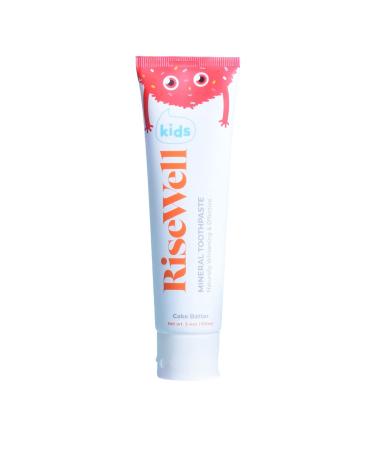 Risewell Kids Cake Batter Hydroxyapatite Toothpaste  3.4 Ounce (Pack of 1)