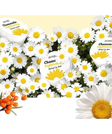 Petitfee Chamomile Lightening Hydrogel Eye Mask | Brighten Dark Circles & Reduce Puffiness - Buy Online on GoSupps.com