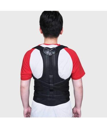 Univerval Posture Corrector&Waist trainer Back Posture Brace Clavicle Support Stop Slouching Hunching Adjustable Back Trainer (Size : Large-XL) Handmade Full moon lofty ambition