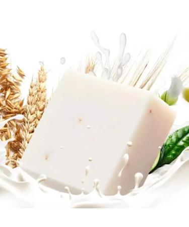 GDTT Thai Herbal Rice Milk Soap Collagen Moisturizing Herbal Natural Milk Soap Even Skin Tone and Moisturizing Reduce Acne Scars Wrinkles Dullness or Erythema